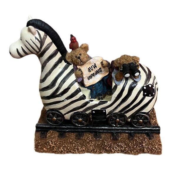 Boyd’s The Bearstone Collection Zac The Zebra With Zoey What A View - Picture 1 of 9